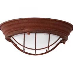 Brilliant Leuchten No. 94491-60 Wand- und Deckenleuchte Typhoon E27 29 cm rostfarbend