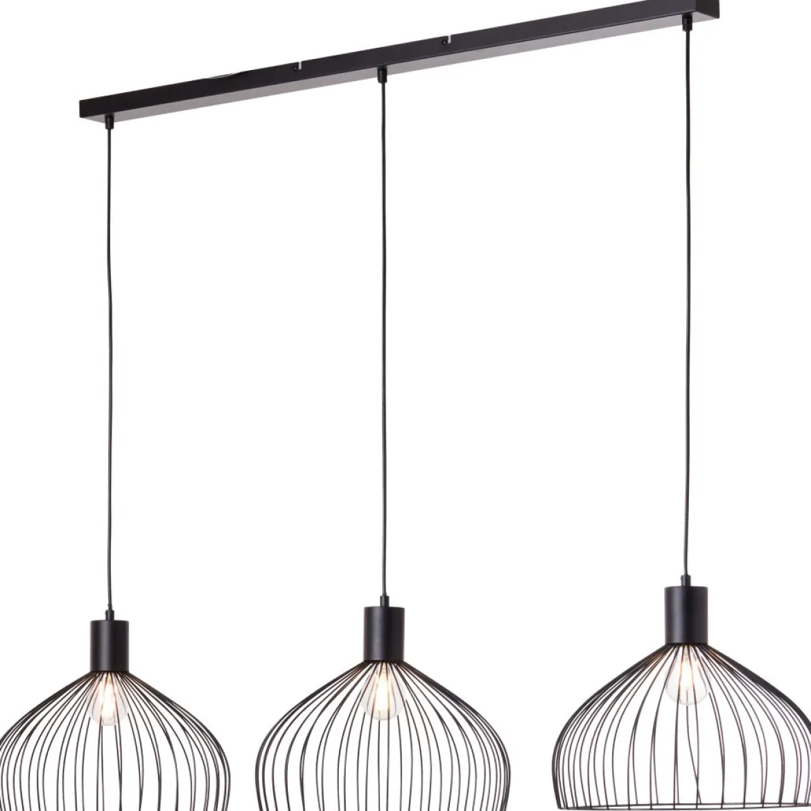 Brilliant Leuchten 99605-06 Pendelleuchte Blacky 3-flammig schwarz E27