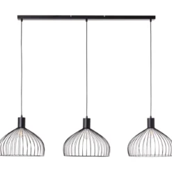 Brilliant Leuchten 99605-06 Pendelleuchte Blacky 3-flammig schwarz E27