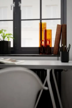 By Rydéns 2820580-5512 Flake 40 Tischleuchte cognac
