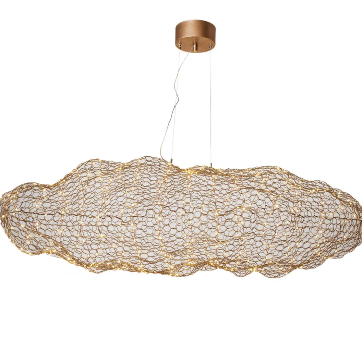 By Rydéns 4201260-6501 Hayden Hängeleuchte LED L115cm goldfarben 2700K