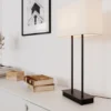 By Rydéns 4002190-5000 Luton Tischleuchte H56cm schwarz weiß
