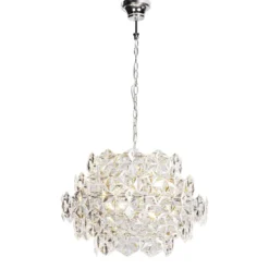 By Rydéns 4202350-6510 Monarque Mini Pendelleuchte 3-flammig chrom-klar