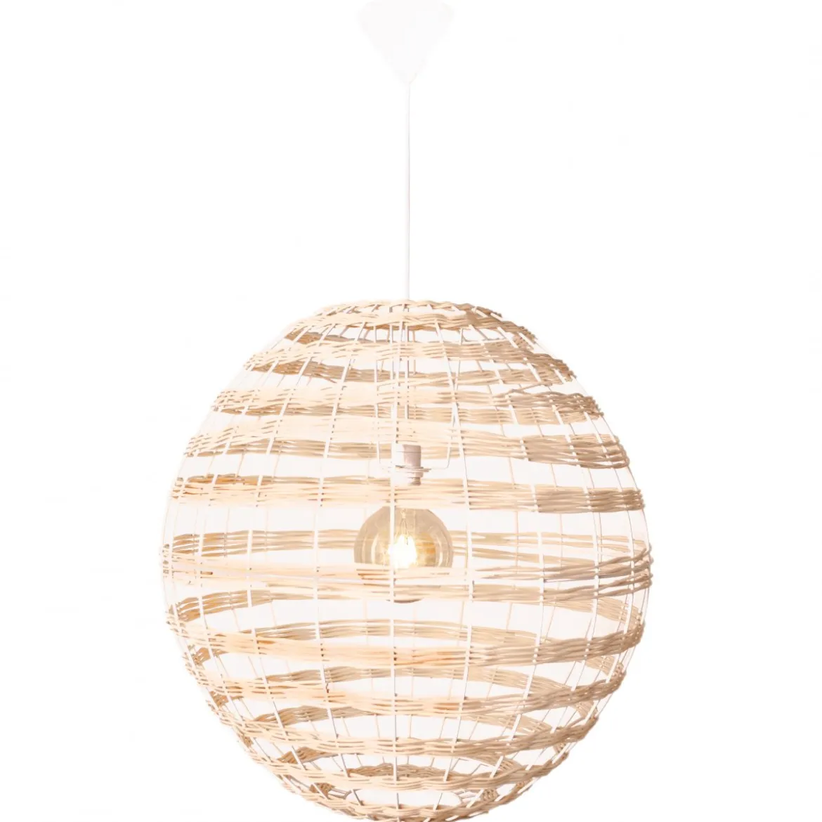 By Rydéns 4201190-5507 Pendelleuchte Broom Ø60cm Rattan Natur