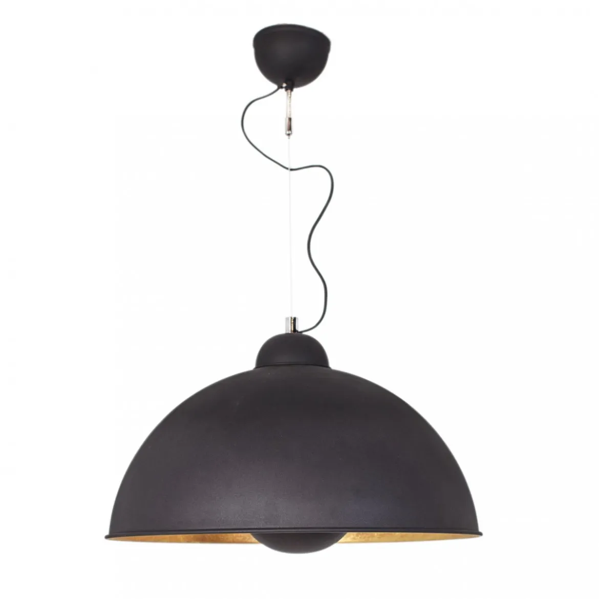 By Rydéns 2822330-4000 Pendelleuchte Captain schwarz gold 53 cm