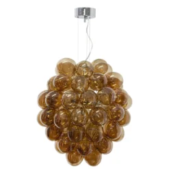 By Rydéns 4202230-5512 Pendelleuchte Deluxe 4-flammig cognac