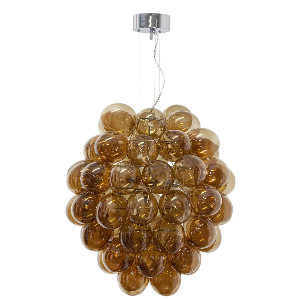 By Rydéns 4202230-5512 Pendelleuchte Deluxe 4-flammig cognac