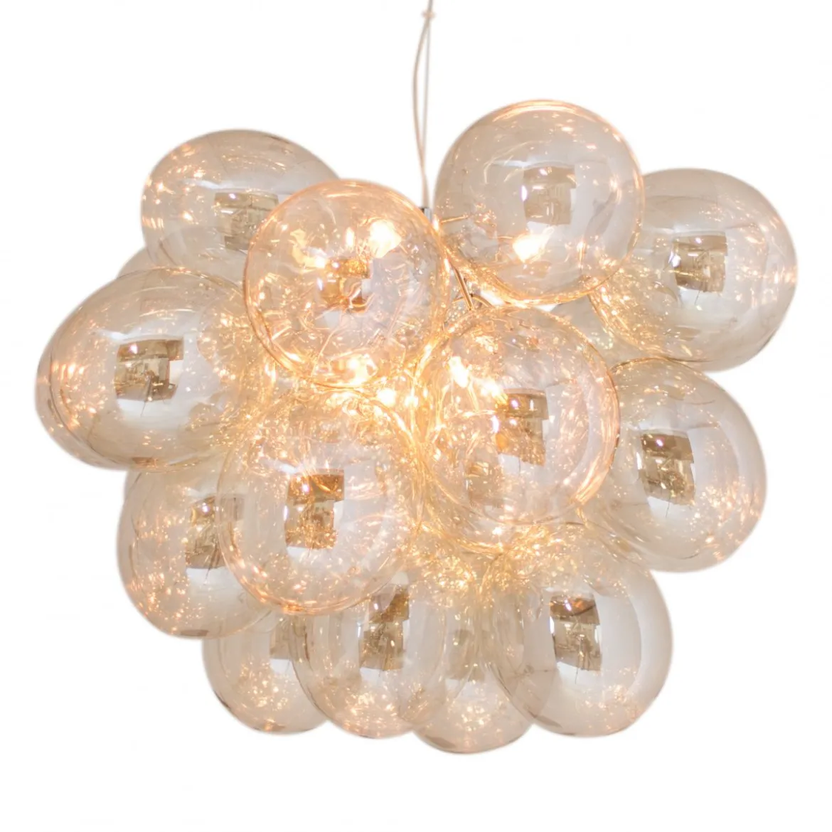 By Rydéns 4200650-5503 Pendelleuchte Gross Grande 62 cm Bernsteinfarbig
