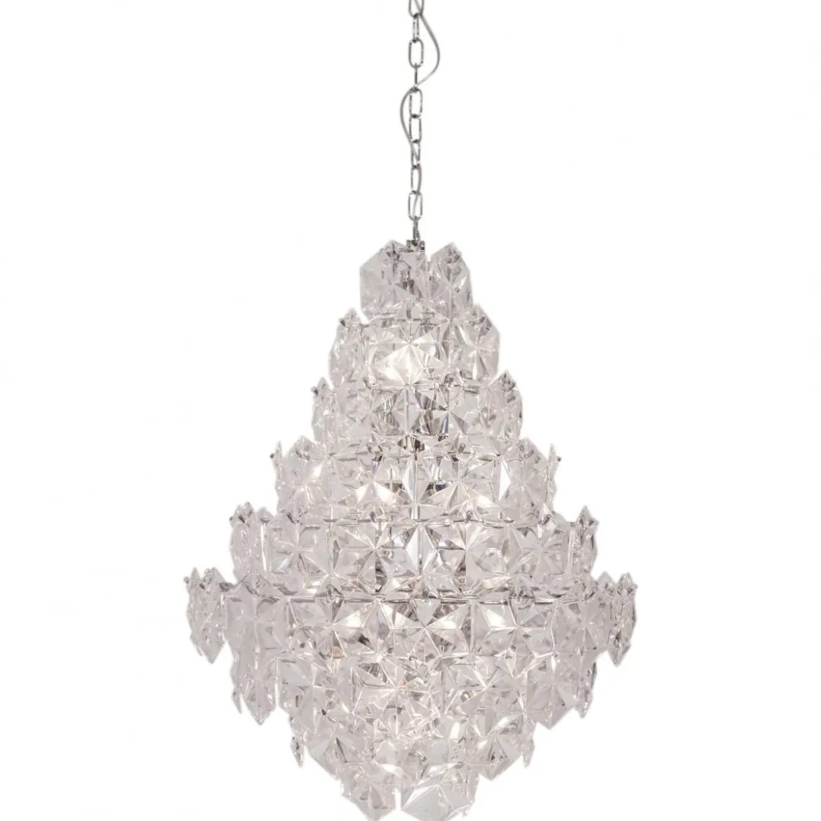By Rydéns 4200940-6510 Pendelleuchte Monarque Grande 57 cm Chrom klar