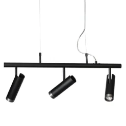 By Rydéns 4202120-4002 Pendelleuchte Puls Bar 3-flammig schwarz 80cm