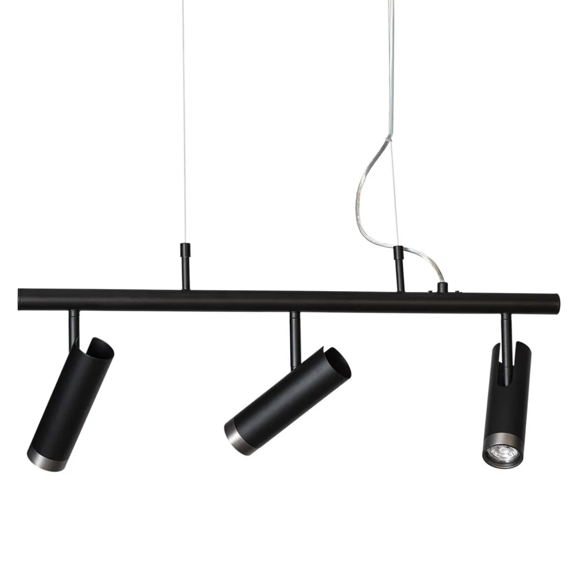 By Rydéns 4202120-4002 Pendelleuchte Puls Bar 3-flammig schwarz 80cm