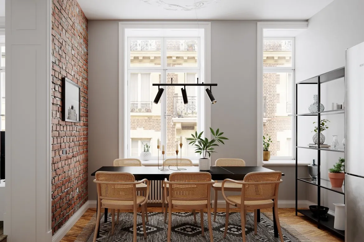 By Rydéns 4202120-4002 Pendelleuchte Puls Bar 3-flammig schwarz 80cm
