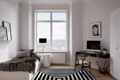 By Rydéns 4002690-6510 Prime Tischleuchte chrom schwarz