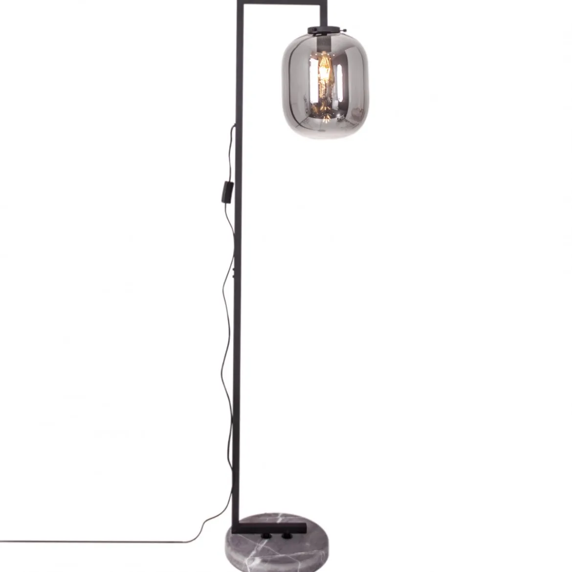 By Rydéns 4100590-4505 Stehleuchte Leola H 150 cm marmor rauchgrau