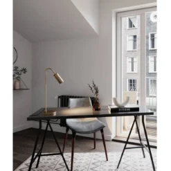 By Rydéns 4002580-6503 Tischleuchte Curve goldmatt GU10
