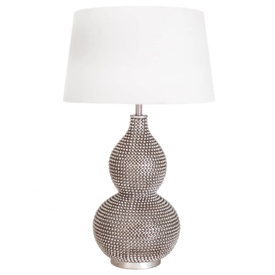 By Rydéns 4001840-6508 Tischleuchte Lofty H 56 cm Satin Schirm weiss