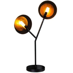 By Rydéns 4002610-4002 Tischleuchte Turno schwarz Metall Glas 59cm