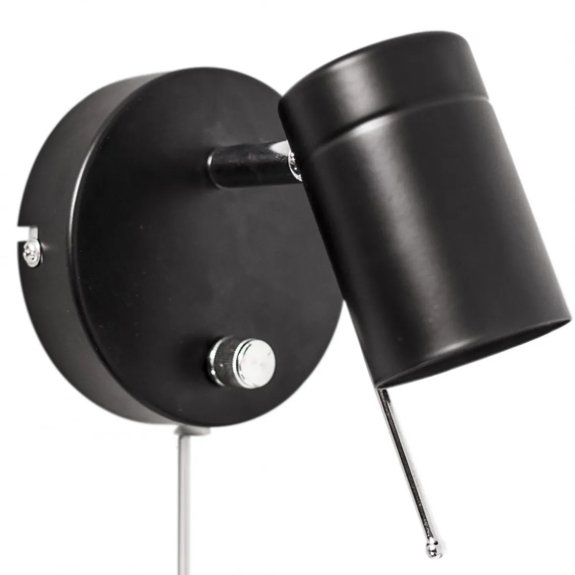 By Rydéns 4300190-4002 Wandleuchte Correct 1-flammig schwarz matt
