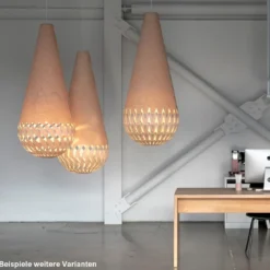 David Trubridge Basket of Light - Leaf Pendelleuchte natural