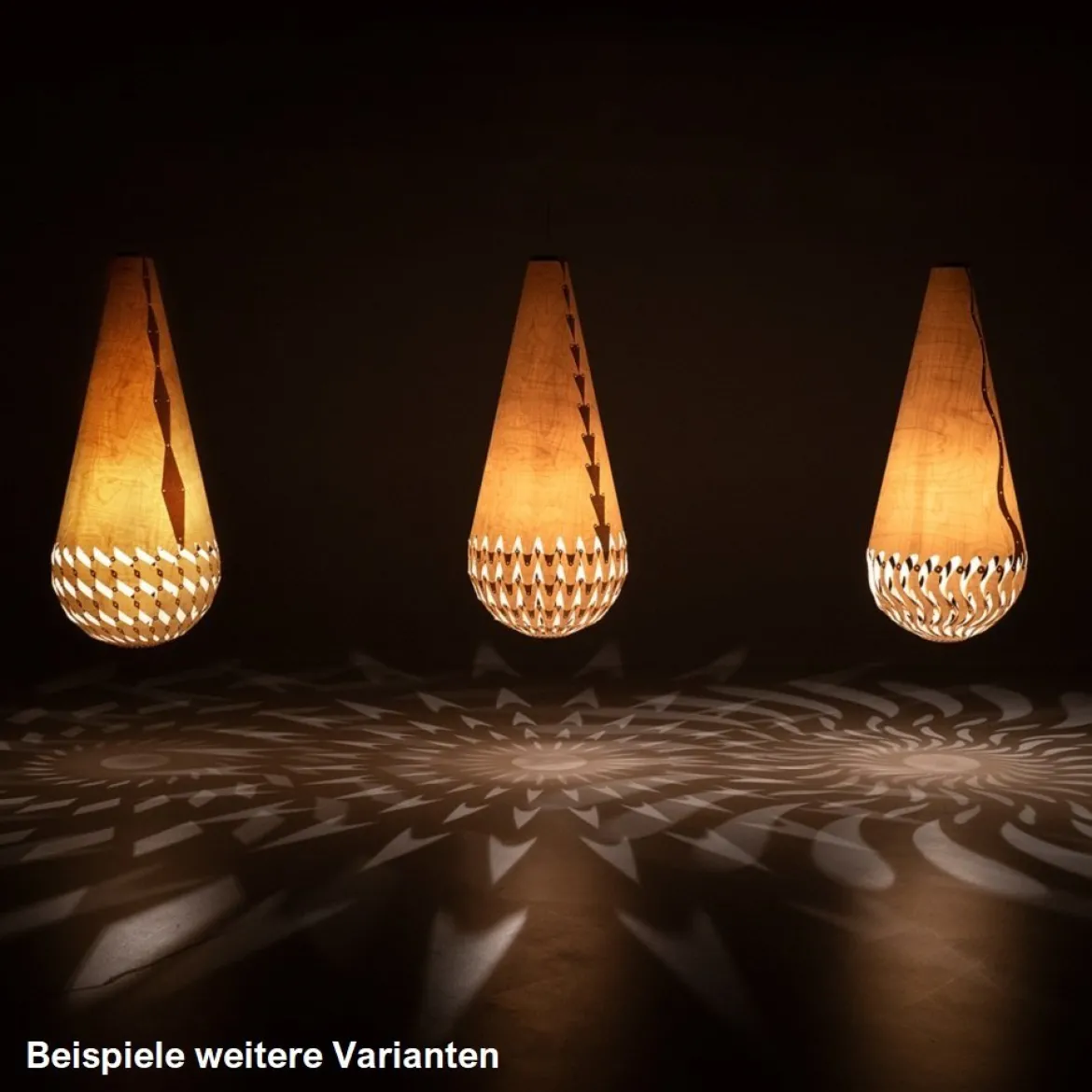 David Trubridge Basket of Light - Wave Pendelleuchte natural