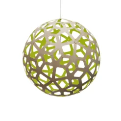 David Trubridge Coral Pendelleuchte Ø 100cm limette