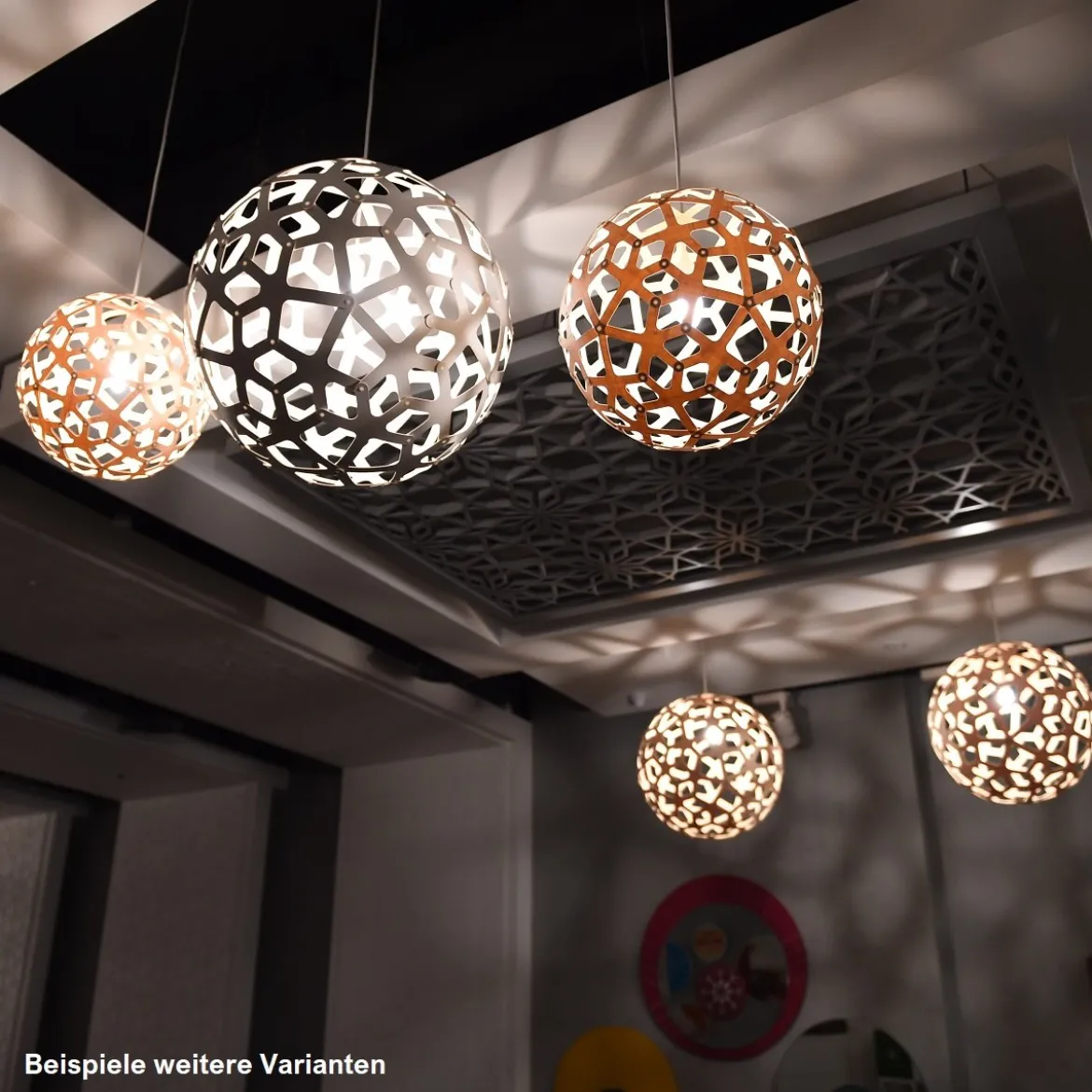 David Trubridge Coral Pendelleuchte Ø 100cm limette