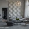 David Trubridge Coral Pendelleuchte Ø 100cm weiß 1 Seite