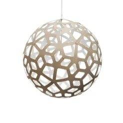 David Trubridge Coral Pendelleuchte Ø 100cm weiß 1 Seite
