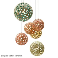 David Trubridge Coral Pendelleuchte Ø 120cm limette