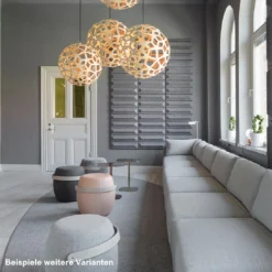 David Trubridge Coral Pendelleuchte Ø 120cm limette