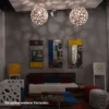 David Trubridge Coral Pendelleuchte Ø 120cm weiß 2 Seiten