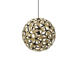 David Trubridge Coral Pendelleuchte Ø 40cm Innen schwarz