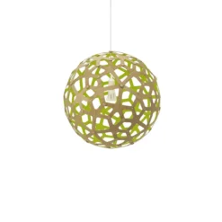 David Trubridge Coral Pendelleuchte Ø 40cm limette
