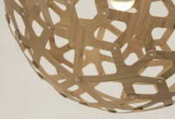 David Trubridge Coral Pendelleuchte Ø 60cm bambus