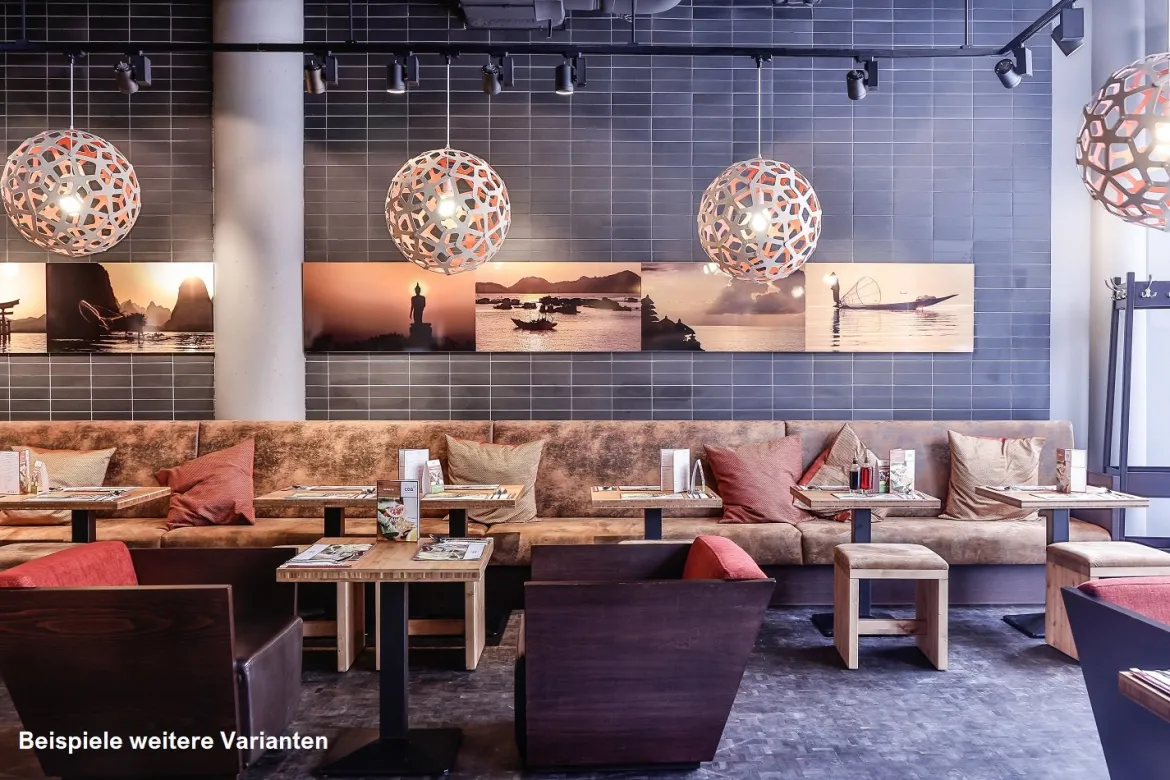 David Trubridge Coral Pendelleuchte Ø 60cm blau