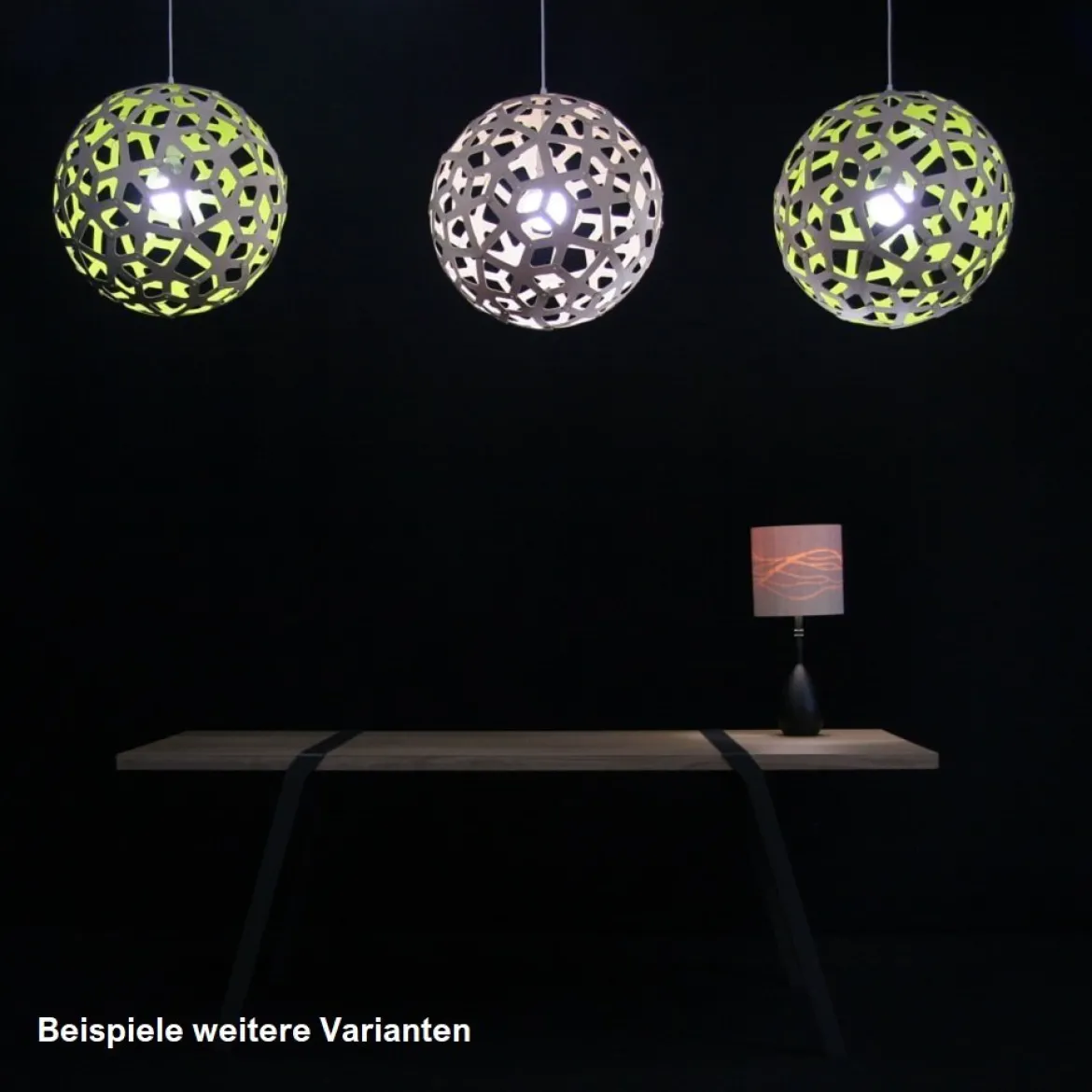 David Trubridge Coral Pendelleuchte Ø 60cm limette