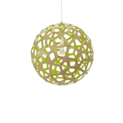 David Trubridge Coral Pendelleuchte Ø 60cm limette