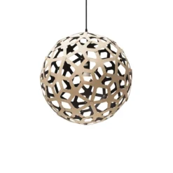 David Trubridge Coral Pendelleuchte Ø 80cm Innen schwarz