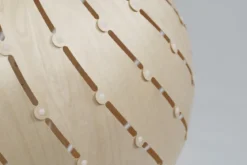 David Trubridge Ebb Bounce Pendelleuchte Ø 45cm natural