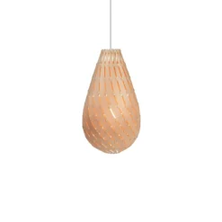 David Trubridge Ebb Drop Pendelleuchte 61 cm natural