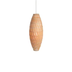 David Trubridge Ebb Roll Pendelleuchte 75 cm natural