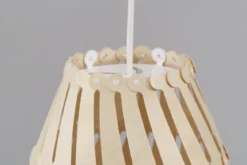 David Trubridge Ebb Roll Pendelleuchte 75 cm natural