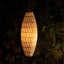 David Trubridge Ebb Roll Pendelleuchte 75 cm natural