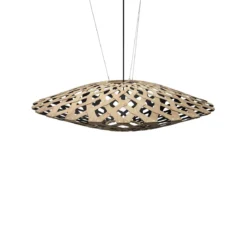 David Trubridge Flax Pendelleuchte Ø 150cm Innen schwarz