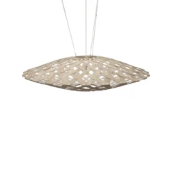 David Trubridge Flax Pendelleuchte Ø 150cm weiß 1 Seite