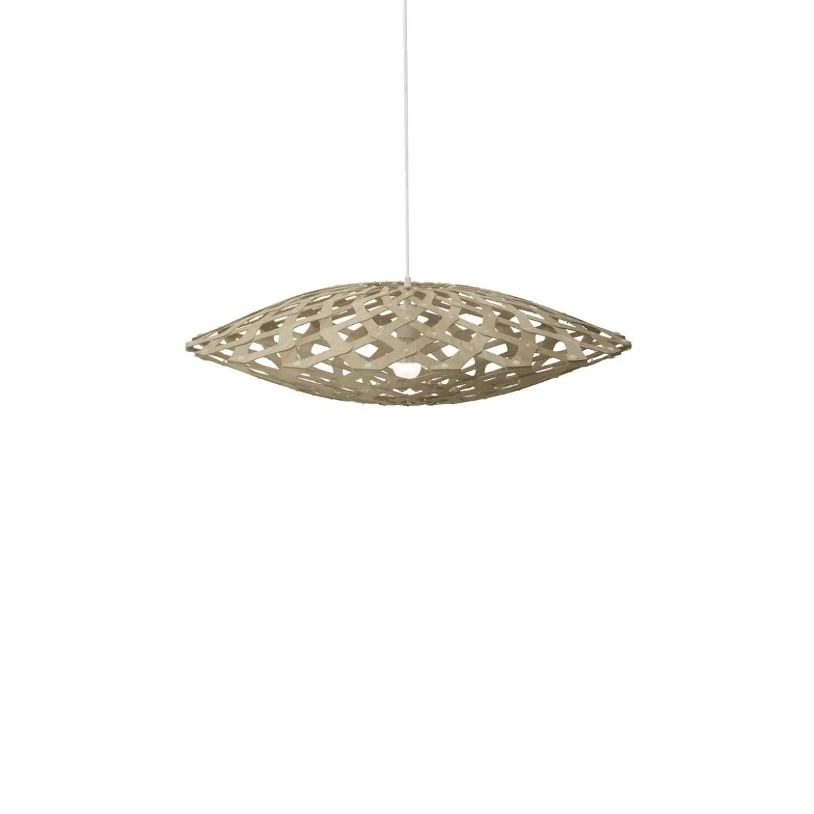 David Trubridge Flax Pendelleuchte Ø 80cm bambus