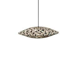 David Trubridge Flax Pendelleuchte Ø 80cm Innen schwarz
