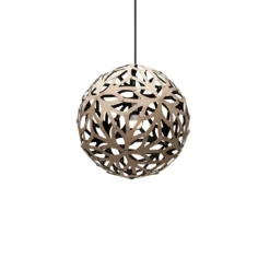David Trubridge Floral Pendelleuchte Ø 40cm Innen schwarz