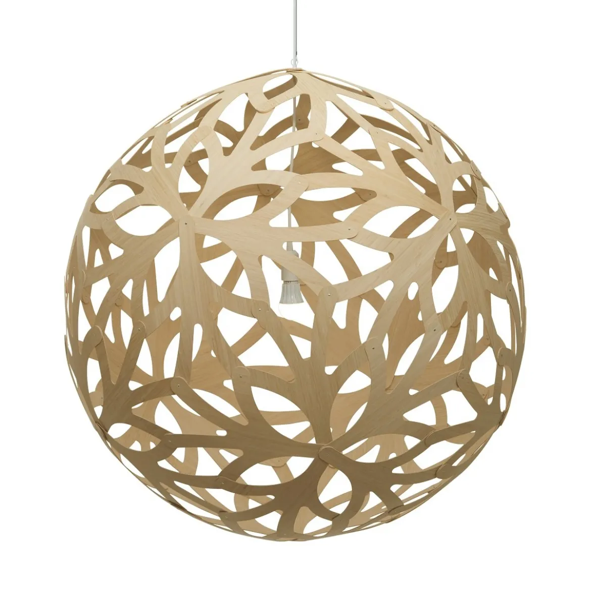 David Trubridge Floral Pendelleuchte Ø 120cm bambus
