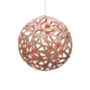 David Trubridge Floral Pendelleuchte Ø 120cm rot